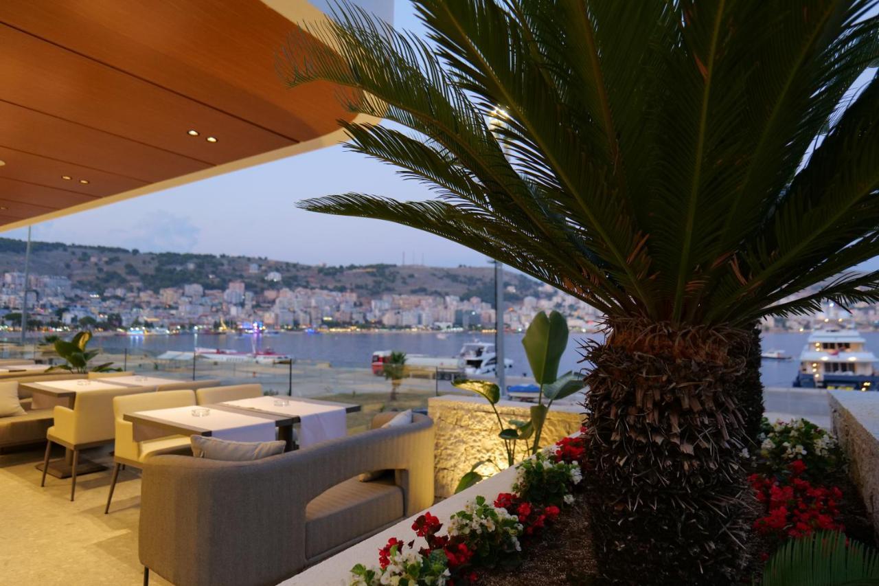 Yacht Premium Hotel Sarande Bagian luar foto