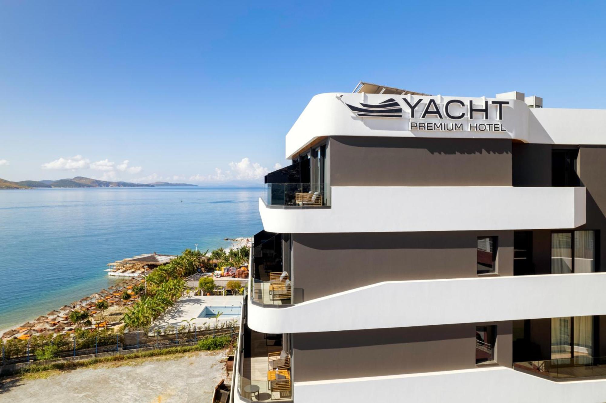 Yacht Premium Hotel Sarande Bagian luar foto
